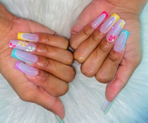 acrylic manicure